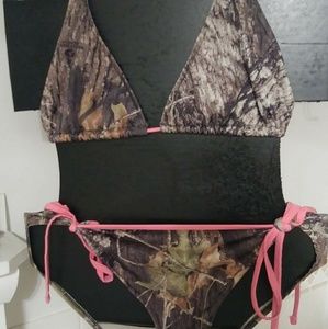 Mossy oak two piece bikini